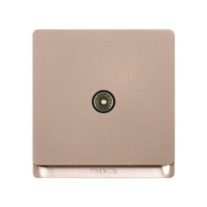 Tronic Gold 1-Gang TV Socket
