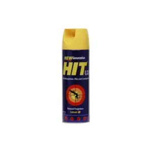 Hit Aerosol Spray Lemon 400Ml HASL-400ML (Pack of 12 Pcs)