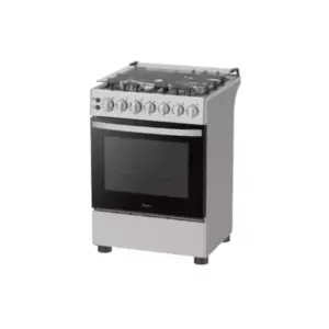 Midea Electric Oven with 3 Gas + 1 Hotplate, 60*60, Silver, 60E3G1H4F-SL
