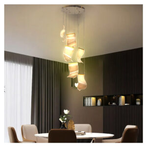 Tronic Artistic LED Pendant Chandelier Modern Flowing Design for Luxury Interiors