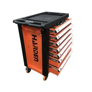 Harden Plus Harden Mechanical Trolley Tools Set 7 Drawers
