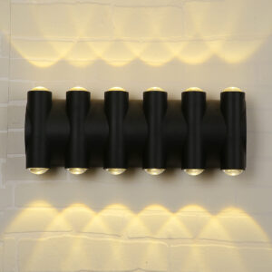 Tronic Black Up & Down LED Wall Light