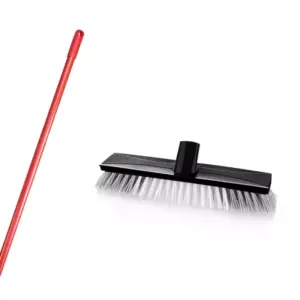 Titiz Hard Floor Brush with Red Stick 250x65x80mm TP-503+TP-610G