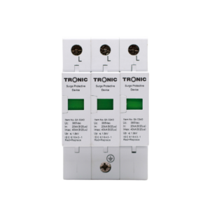 Tronic 385V AC Type 2 Surge Protection Device – 3 Pole, 40kA