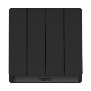Tronic 4 Gang 1 Way Switch – Black