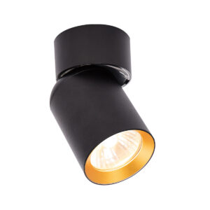 Tronic Wall Spot Light Round Black