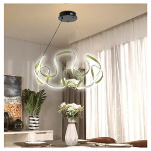 Tronic Modern Wave LED Pendant Light Contemporary Black & White Ceiling Fixture for Stylish Interiors