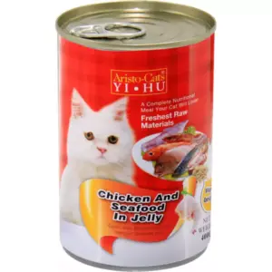 Tropicat-Aristocat-Tropidog Aristo-Cat 400g Chicken & Seafood in Jelly