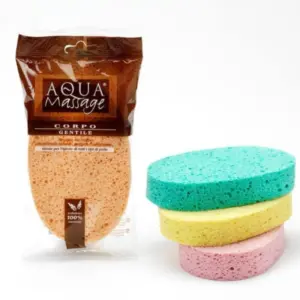 arix Gentile Bath Sponge Soft Body Cleansing Sponge (Packs of 3) 80089900001320