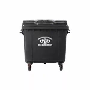 TBP Dustbin 1100L with Four Wheels without Pedal TBP-1100A-B/G/G