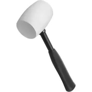 Crown Professional Crown White Rubber Mallet 250 g Fiberglass Handle CPHHR‑FHA08