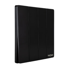 Tronic Black - 4 Gang 2 Way Switch