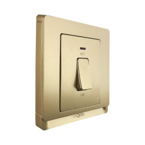 Tronic Gold 20A 1-Gang Double Pole Switch with Neon