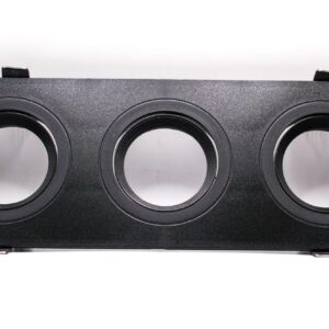 Tronic Three Way Black Rectangular Recessed Holder