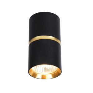 Tronic Ceiling Downlight Round Surface Mounted Black