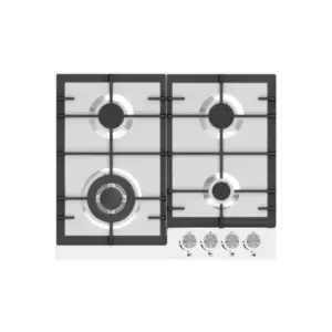 Hisense Built-in Gas Hob, Silver, 60 x 60cm, 220-240V, 50Hz, 8060W, HHU60GAGR