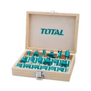 Total Tools Total Router Bits 6mm 12pcs Set TACSR0121