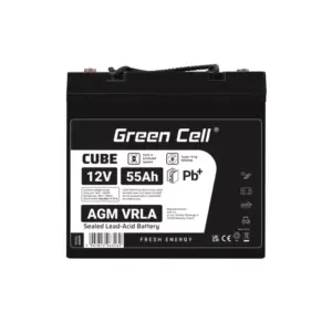 Green Cell® AGM VRLA Battery FT Series 12V, 55Ah GB12-55