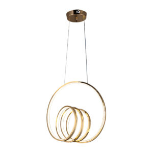 Tronic Golden Ring Cluster Pendant Light – 70W LED
