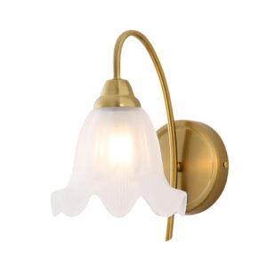 Tronic Elegant Tulip Frosted Glass Wall Light