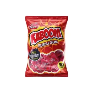 Kaboom Bubble Gum Tutti Fruity KBGTF-TFRTY (12 Packs x 50)