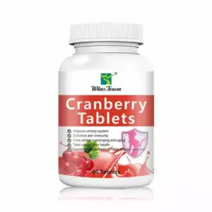 Faith WinsTown Cranberry Tablets With Cranberry Extract & Vitamin C – Advanced Urinary Tract, Bladder, Kidney, Immune System & Antioxidant Support Dietary Supplement (60 Tablets)