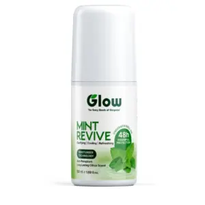 Glow Mint Revive Underarm Roll-On Long Lasting Citrus Scent 50ml
