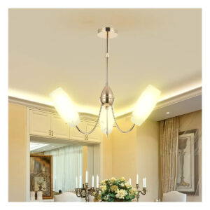 Tronic Chandelier Light Pendant Lamp Golden E14 With 3 Lamp