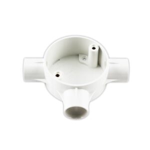 Tronic Junction Circular Box 3 Way - 20mm