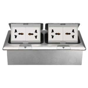 Tronic Floor Socket 2G Universal + RJ45 Data