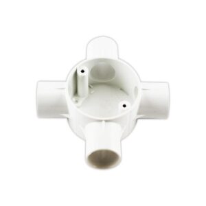 Tronic Junction Circular Box 4 Way - 25mm