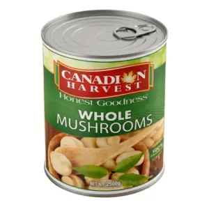 Canadian Harvest CH Whole Mushrooms 2500g 100% EOC 854468001914