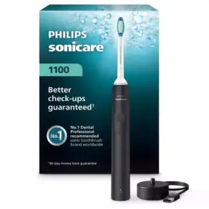 Philips Sonicare, 1100 Electric Toothbrush, Rechargeable Sonic Toothbrush for Superior Plaque Removal PS1100