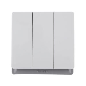 Tronic 3-Gang 2-Way Switch – Ivory