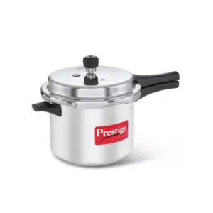 Prestige Popular Plus Virgin Aluminium Gas & Induction Compatible Pressure Cooker 5L 10203