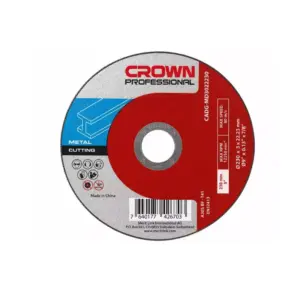 Crown Professional Crown Flap Disc 230x3x22.23mm Overseas, Crown Color Box Packing CADG-MD3022230