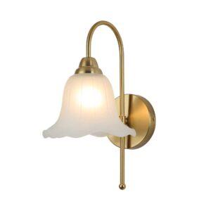 Tronic Classic Cone Frosted Glass Wall Light