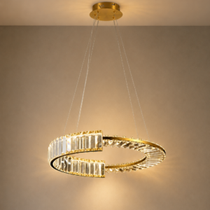 Tronic Luxury Crystal Ring LED Pendant Light
