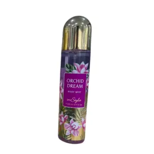 Odeon In-Style Orchid Dream Body Mist, Long-Lasting Refreshing Body Fragrance Spray for Everyday Wear, Lightweight Fine Mist with Elegant Floral Scent, Suitable for All Skin Types 240ml