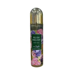 Odeon In-Style Blush Melody Body Mist, Long-Lasting Refreshing Body Fragrance Spray for Everyday Wear, Lightweight Fine Mist with Soft Floral & Fruity Scent, Suitable for All Skin Types 240ml