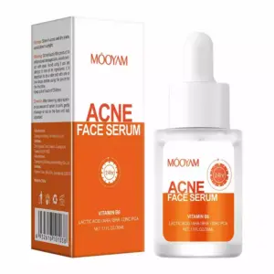 Faith MOOYAM Anti Acne Face Serum – Deep Pore Cleansing Formula for Pimples, Acne Marks, Excess Oil Control and Skin Texture Improvement 30ml