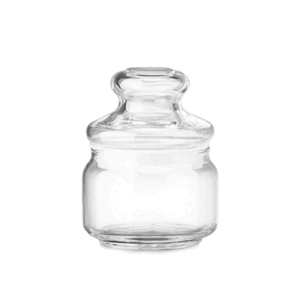 Ocean Pop Storage Jar Clear Glass with Glass Lid 325ml Food Storage Container Brown Box 5B02511G0004