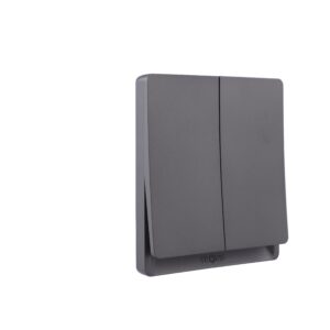 Tronic 2-Gang 2-Way Switch – Grey