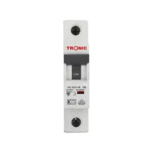 Tronic Miniature Circuit Breaker 1 Pole 20A 6K New India MC 1020-6K