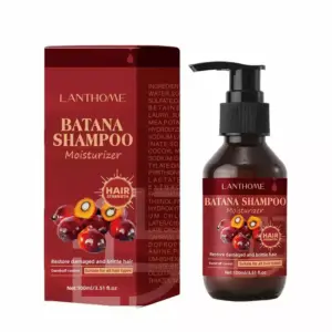 Faith Lanthome Batana Shampoo Moisturizer – Deep Nourishing Hair Repair Shampoo With Batana Oil – Moisturizing, Strengthening & Anti-Dandruff Formula For Dry, Damaged, Brittle Hair – Suitable for All Hair Types (100ml )