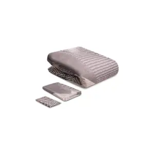 TanFoam Comforter Larrson Geometric Design, 1pc Duvet, 1pc Bedsheet & 2pc Standard Pillow Cases Grey