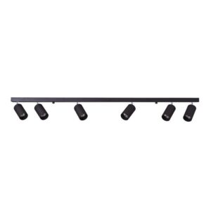 Tronic Spotlight Six Light Black Bar