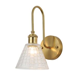 Tronic Clear Glass Cone Wall Light