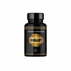 Dhow Nature Foods Bullet Organic Maca Powder Capsules 1Bottle/60pc Boosts Performace, Vitality & Strength 500mg