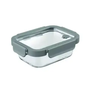 Ocean Rego Food Container Box, Rectangle, Arctic Grey 640ml 4GP001C022C03